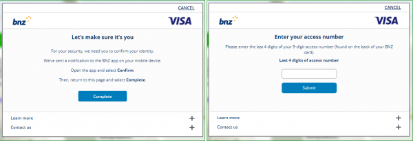 Explaining Visa Secure BNZ